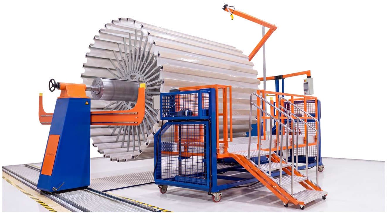 ISOLECT transformer insulation cylinder indexing machine