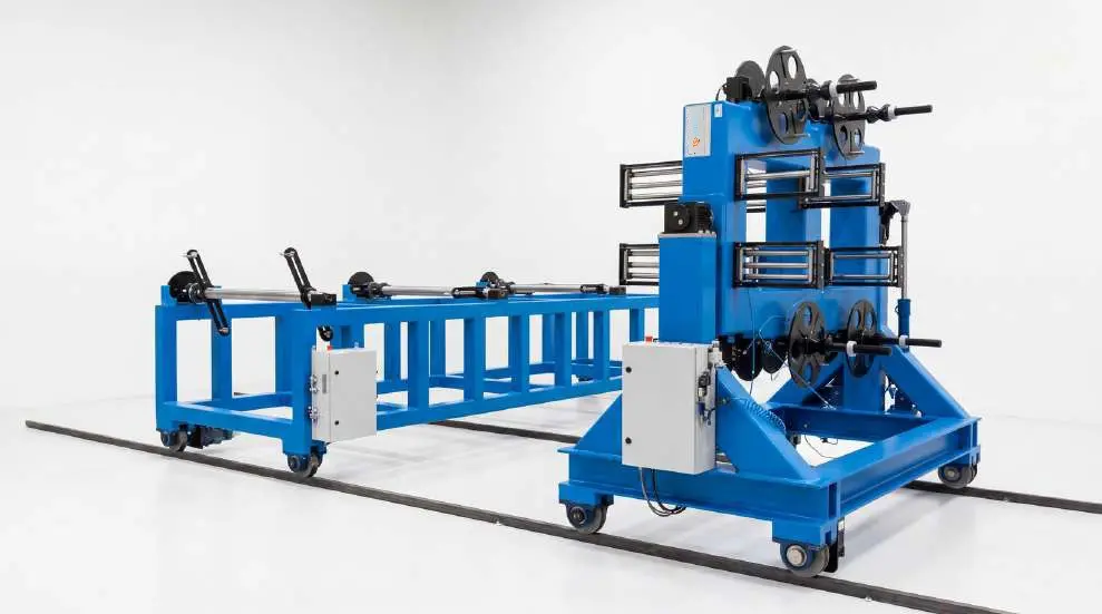 ISOLECT horizontal transformer wire decoiler system