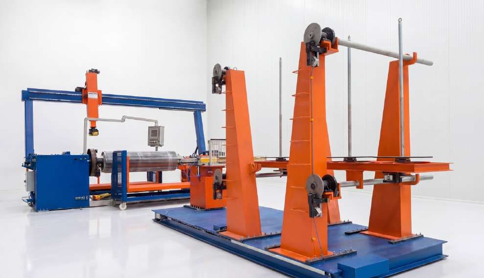 Modular horizontal wire decoiler with reels