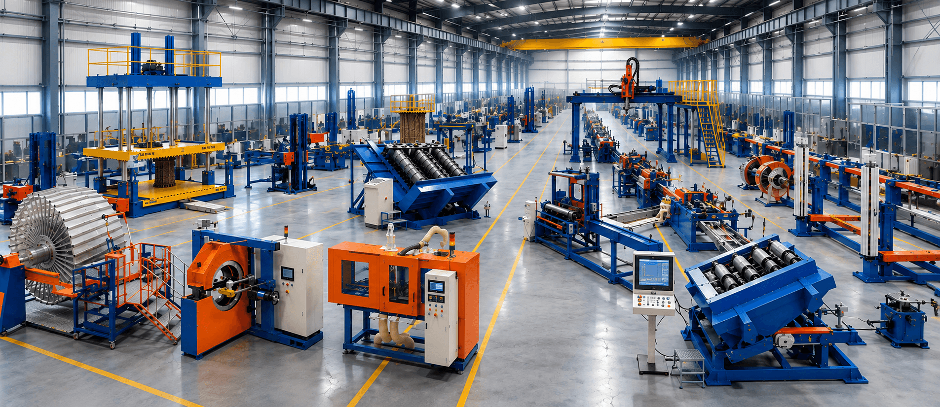 Transformer manufacturing machinery